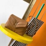 Replica Saint Laurent LouLou Toy Strap Bag Brown - Image 4