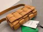 Faux Bottega Veneta Small Padded Cassette Bag Camel - Image 9