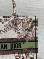 Dior Large Book Tote Bag Knockoff in Dior 4 Saisons Automne Soleil Embroidery - Image 4