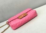 Top Quality Faux Fendi Small Baguette Bag In Pink FF - Image 8