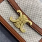 Top Quality Fake Celine Triomphe Teen Bag In Textile - Image 8