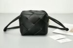 Replica Bottega Veneta Mini Cassette Camera Bag Black - Image 7