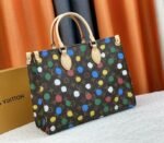 Louis Vuitton X YK Monogram Canvas Onthego MM Tote - Image 2