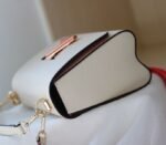 Louis Vuitton Epi Leather Twist MM Handbag In Quartz White With Gradient Strap - Image 6