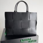 Fake Bottega Veneta Large Arco Tote Bag Black - Image 8