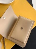 SUNSET MEDIUM CHAIN BAG IN SMOOTH LEATHER - Image 9