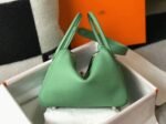 Fake Hermes Lindy bag 26cm in vert criquet - Image 8