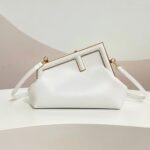 Top Quality Replica Previous Previous Fendi First Small Bag In White - Image 7