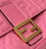 Top Quality Knockoff Fendi Large Baguette Bag In Pink FF - Image 2