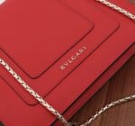 Fake Bvlgari Serpenti Forever Small Crossbody Bag Red Leather - Image 3