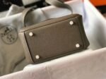 Replica Hermes Lindy Mini handbag in taupe color - Image 6