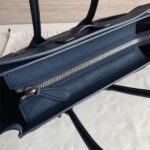 Celine Micro Luggage Tote Bag Imitation in Navy Blue - Image 3
