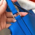 Top quality blue hydra fake Hermes Picotin Lock 18cm handbag - Image 5
