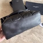 PUFFER SMALL BAG IN QUILTED SUEDE - Image 3