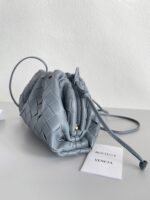 Fake Bottega Veneta Mini Pouch with Strap Thunder - Image 4