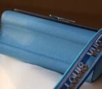 Louis Vuitton Epi Leather Twist MM Bag With Jacquard Strap In Bleuet Blue - Image 7