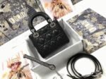 Dior Lady Dior Mini Bag Fake in Noir - Image 9