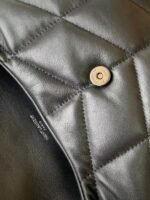 Yves Saint Laurent Loulou Puffer Small Quilted Leather Clutch In Black - Image 8