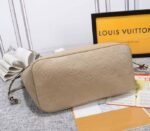Louis Vuitton Monogram Empreinte Neverfull MM Tote In Beige - Image 5