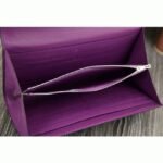 Purple fake designer Hermes Constance wallet - Image 6
