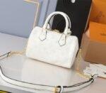 Louis Vuitton Other Leathers Speedy Bandouliere 20 Handbag In Quartz White - Image 2
