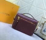 LV Monogram Empreinte Leather Metis In Wine - Image 3