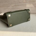 Celine Micro Luggage Tote Bag Knockoff in Khaki Green - Image 2