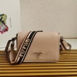 Prada Flap Shoulder Bag Replica in Light Pink - Image 7