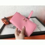 Pink Replica Hermes Bearn Wallet - Image 5