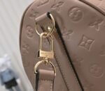 LV Monogram Empreinte Keepall Bandouliere 45 In Tourterelle Gray - Image 8