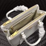 White Prada Galleria Medium Bag Replica - Image 7