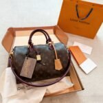 Louis Vuitton Monogram Canvas Soft Speedy 30 Crafty Handbag in Yellow